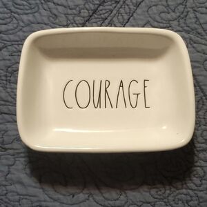 Rae Dunn COURAGE Trinket Dish